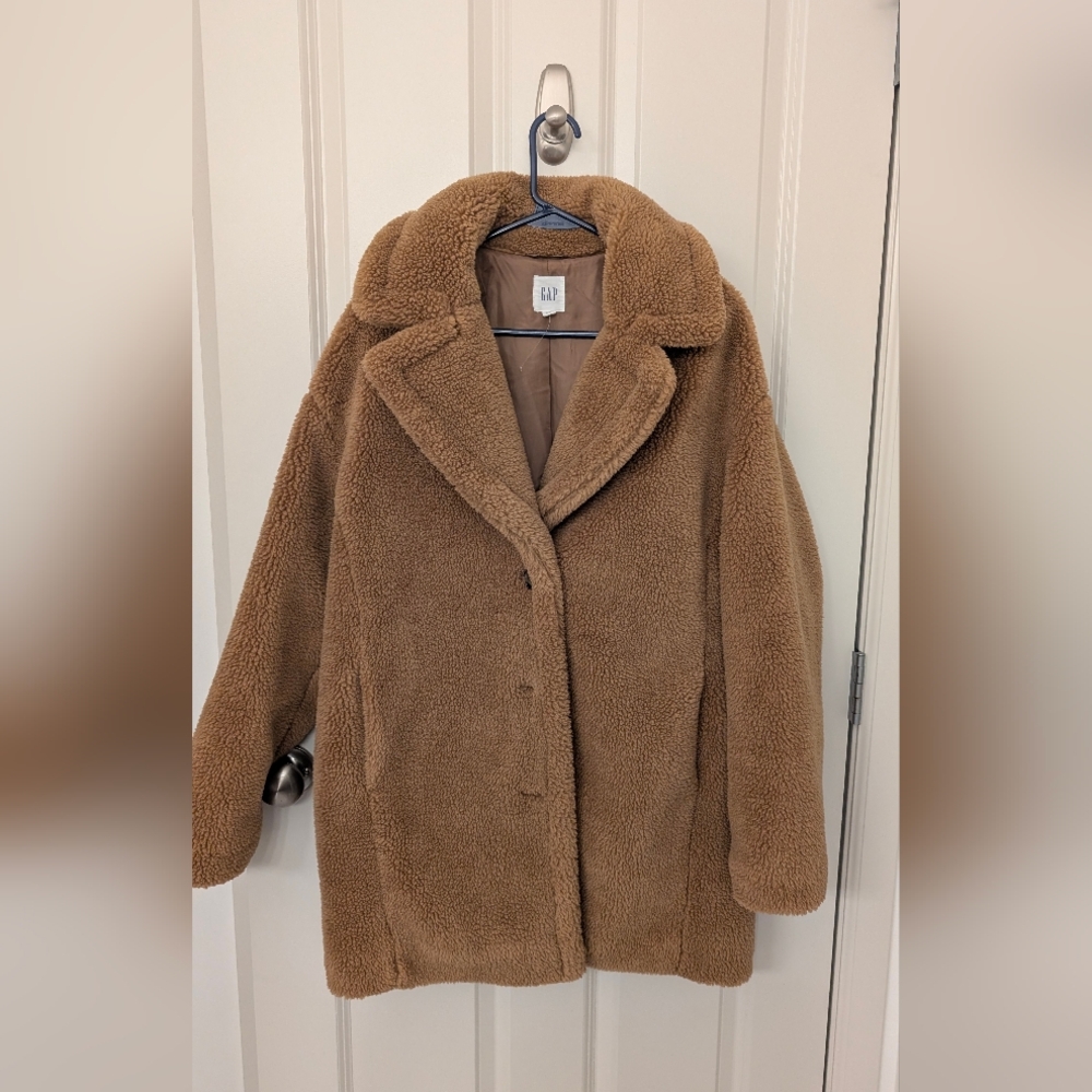 GAP Women's Tan Teddy Jacket
